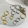 Wholesale Geometric Copper Ear Stud Earrings With Electroplating