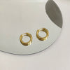 Wholesale Geometric Copper Ear Stud Earrings With Electroplating
