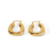 Wholesale Geometric Copper Earrings And Ring With Electroplating For Women