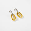Wholesale Geometric Copper Earrings With Electroplating In Fashion High Design And Simple Personality Style
