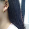 Wholesale Geometric Copper Earrings With Electroplating Process