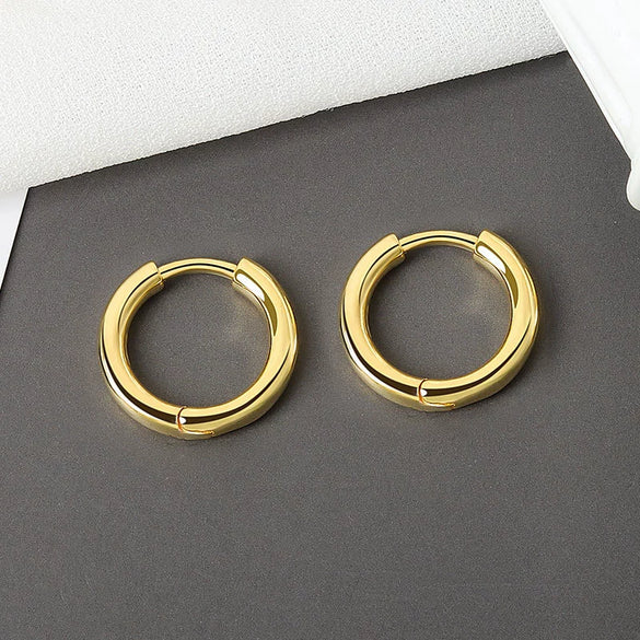Wholesale Geometric Copper Earrings With Electroplating Process