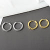 Wholesale Geometric Copper Earrings With Electroplating Process