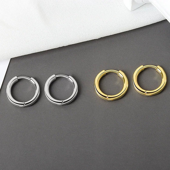Wholesale Geometric Copper Earrings With Electroplating Process