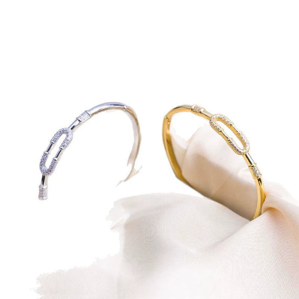 Wholesale Geometric Copper Electroplated Bracelet Jewelry For Women