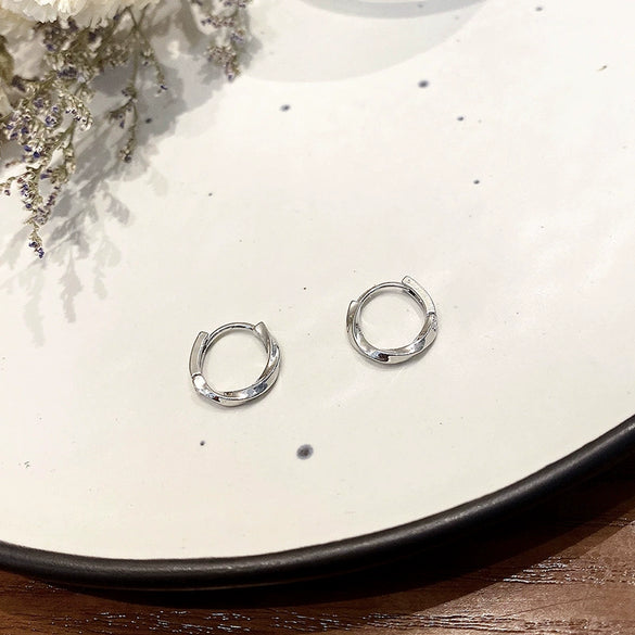 Wholesale Geometric Copper Electroplated Circle Earrings For Women