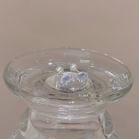 Wholesale Geometric Copper Electroplated Ear Bone Stud Earrings For Women