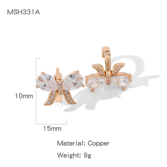 Wholesale Geometric Copper Electroplated Earrings For Women Elegant Style