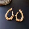 Wholesale Geometric Copper Electroplated Highend Women's Triangle Chain Earrings
