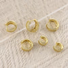 Wholesale Geometric Copper Electroplated Piercing Earrings Jewelry For Women