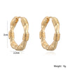 Wholesale Geometric Copper Electroplated Women's Earrings Retro Design