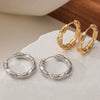 Wholesale Geometric Copper Electroplated Women's Earrings Retro Design