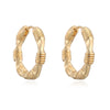 Wholesale Geometric Copper Electroplated Women's Earrings Retro Design
