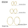 Wholesale Geometric Copper Gold Plated Women's Earrings