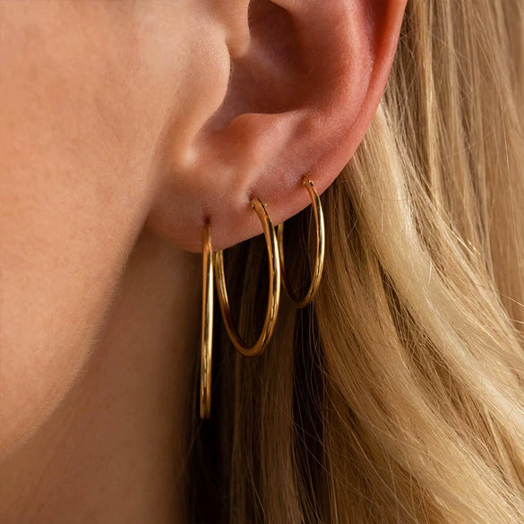 Wholesale Geometric Copper Gold Plated Women's Earrings