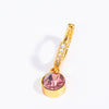 Wholesale Geometric Copper Inlaid Rhinestone Earrings For Women