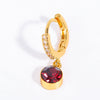 Wholesale Geometric Copper Inlaid Rhinestone Earrings For Women