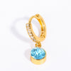 Wholesale Geometric Copper Inlaid Rhinestone Earrings For Women