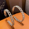 Wholesale Geometric Copper Inlaid Women's Earrings