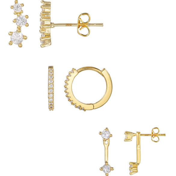 Wholesale Geometric Copper 18K Electroplated Women's Earrings