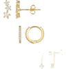 Wholesale Geometric Copper 18K Electroplated Women's Earrings