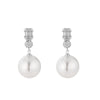 Wholesale Geometric Copper Pearl Earrings For Women