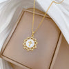 Wholesale Geometric Copper Pendant Stainless Steel Diamond Necklace For Women And Men