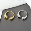 Wholesale Geometric Copper Ring Electroplated Unisex Design