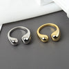 Wholesale Geometric Copper Ring Electroplated Unisex Design