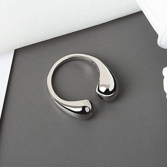 Wholesale Geometric Copper Ring Electroplated Unisex Design