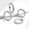 Wholesale Geometric Copper Ring With Electroplating And 24K Real Gold Plating Unisex Fashion Light Luxury Style