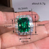 Wholesale Geometric Copper Ring With Zircon For Women