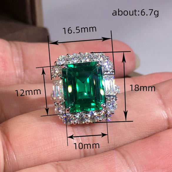 Wholesale Geometric Copper Ring With Zircon For Women