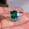 Wholesale Geometric Copper Ring With Zircon For Women