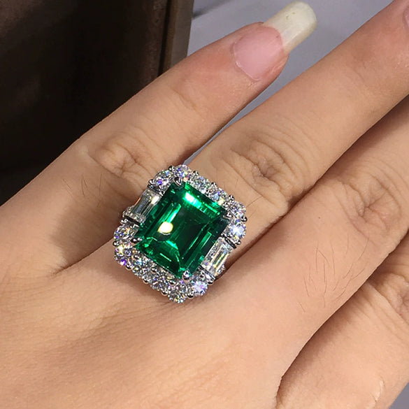 Wholesale Geometric Copper Ring With Zircon For Women