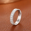 Wholesale Geometric Copper Ring With Zirconia For Women's Fashion Jewelry