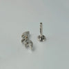 Wholesale Geometric Copper Stainless Steel Electroplating Unisex Puncture Earrings