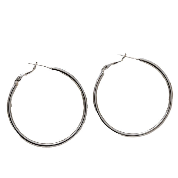 Wholesale Geometric Copper Star With Thin Round Ring Women's Earrings Electroplated