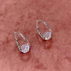 Wholesale Geometric Copper Zircon Earrings For Women