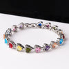 Wholesale Geometric Copper Zircon Women's Bracelet With Diamond Design And Advanced Sense