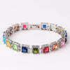 Wholesale Geometric Copper Zircon Women's Bracelet With Diamond Design And Advanced Sense