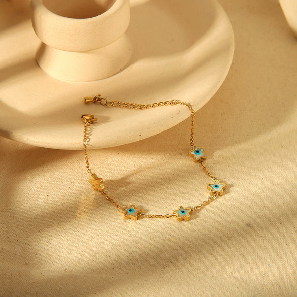 Wholesale Geometric Cross Chain Stainless Steel And Titanium Steel 18K Gold Plated Jewelry Set For Women