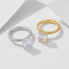 Wholesale Geometric Diamond Inlaid 925 Sterling Silver Ring For Women
