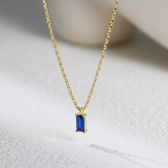 Wholesale Geometric Diamond S925 Sterling Silver Cross Chain Pendant Necklace For Women