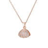 Wholesale Geometric Diamond Titanium Steel Mixed Gem Inlay Pendant Lip Chain For Women