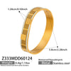 Wholesale Geometric Diamondencrusted 18K Gold Plated Stainless Steel Bracelet Jewelry Accessories