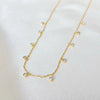 Wholesale Geometric Diamondencrusted Stainless Steel And Titanium Steel Oshaped Chain Pendant Necklace For Women