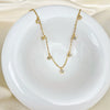 Wholesale Geometric Diamondencrusted Stainless Steel And Titanium Steel Oshaped Chain Pendant Necklace For Women