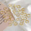 Wholesale Geometric Ear Clip Set Copper Electroplated Spiral Wrapped Earrings For Women Minimalist Style