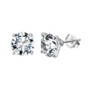 Wholesale Geometric Electroplated S925 Sterling Silver Earrings With Zircon And Diamonds For Unisex